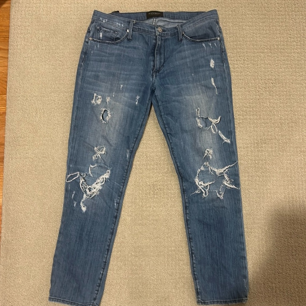 Black orchid distressed jeans